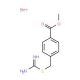 methyl 4-({[amino(imino)methyl]thio}methyl)benzoate hydrobromide - chemical structure image