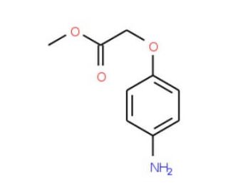 methyl (4-aminophenoxy)acetate (CAS 59954-04-0) - chemical structure image