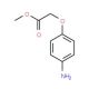 methyl (4-aminophenoxy)acetate (CAS 59954-04-0) - chemical structure image