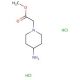 Methyl (4-aminopiperidin-1-yl)acetatedihydrochloride - chemical structure image