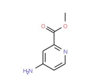 Methyl 4-aminopyridine-2-carboxylate (CAS 71469-93-7) - chemical structure image