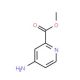 Methyl 4-aminopyridine-2-carboxylate (CAS 71469-93-7) - chemical structure image