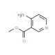 Methyl 4-aminopyridine-3-carboxylate, 4-Aminonicotinic acid methyl ester (CAS 16135-36-7) - chemical structure image