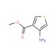 Methyl 4-aminothiophene-3-carboxylate (CAS 69363-85-5) - chemical structure image