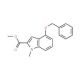 Methyl 4-(benzyloxy)-1-methyl-1H-indole-2-carboxylate - chemical structure image