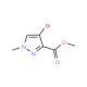 methyl 4-bromo-1-methyl-1H-pyrazole-3-carboxylate (CAS 211738-66-8) - chemical structure image