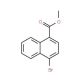 Methyl 4-bromo-1-naphthoate (CAS 35615-97-5) - chemical structure image