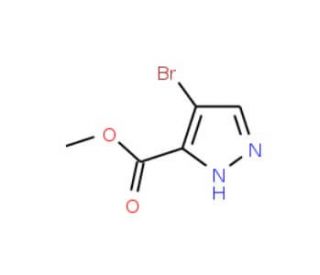 methyl 4-bromo-1H-pyrazole-5-carboxylate - chemical structure image