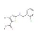 Methyl 4-bromo-2-(2-chlorobenzylamino)thiazole-5-carboxylate - chemical structure image