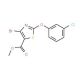 Methyl 4-bromo-2-(3-chlorophenoxy)thiazole-5-carboxylate - chemical structure image