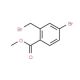 Methyl 4-bromo-2-bromomethyl-benzoate (CAS 78471-43-9) - chemical structure image