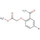 Methyl (4-bromo-2-carbamoyl-phenoxy)acetate - chemical structure image