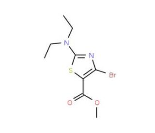 Methyl 4-bromo-2-(diethylamino)thiazole-5-carboxylate - chemical structure image
