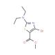 Methyl 4-bromo-2-(diethylamino)thiazole-5-carboxylate - chemical structure image