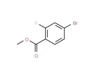 Methyl 4-bromo-2-fluorobenzoate (CAS 179232-29-2) - chemical structure image