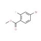 Methyl 4-bromo-2-fluorobenzoate (CAS 179232-29-2) - chemical structure image