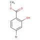 Methyl 4-bromo-2-hydroxybenzenecarboxylate (CAS 22717-56-2) - chemical structure image