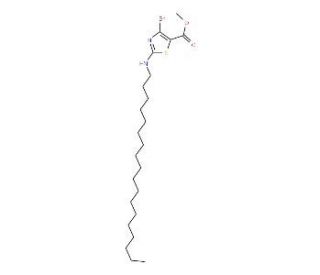 Methyl 4-bromo-2-(octadecylamino)thiazole-5-carboxylate - chemical structure image