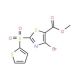 Methyl 4-bromo-2-(thiophen-2-ylsulfonyl)thiazole-5-carboxylate - chemical structure image