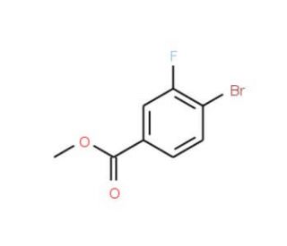 Methyl 4-bromo-3-fluorobenzoate (CAS 849758-12-9) - chemical structure image