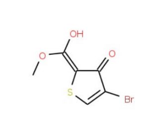 Methyl 4-bromo-3-hydroxythiophene-2-carboxylate (CAS 95201-93-7) - chemical structure image