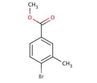 Methyl 4-bromo-3-methylbenzoate (CAS 148547-19-7) - chemical structure image