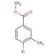 Methyl 4-bromo-3-methylbenzoate (CAS 148547-19-7) - chemical structure image