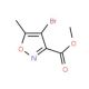 Methyl 4-bromo-5-methylisoxazole-3-carboxylate (CAS 850832-54-1) - chemical structure image
