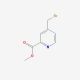 Methyl-4-bromomethylpyridine-2-carboxylate (CAS 317335-16-3) - chemical structure image