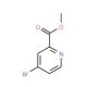 Methyl 4-bromopicolinate (CAS 29681-42-3) - chemical structure image