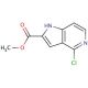 Methyl 4-chloro-1H-pyrrolo[3,2-c]pyridine-2-carboxylate (CAS 688357-19-9) - chemical structure image