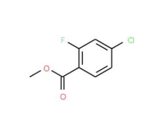 Methyl 4-chloro-2-fluorobenzoate (CAS 148893-72-5) - chemical structure image