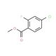Methyl 4-chloro-2-fluorobenzoate (CAS 148893-72-5) - chemical structure image