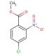 Methyl 4-chloro-2-nitrobenzoate (CAS 42087-80-9) - chemical structure image