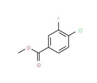 Methyl 4-chloro-3-fluorobenzoate (CAS 206362-87-0) - chemical structure image