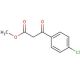 Methyl (4-chlorobenzoyl)acetate (CAS 22027-53-8) - chemical structure image