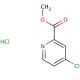 Methyl 4-Chloropyridine-2-carboxylate Hydrochloride (CAS 176977-85-8) - chemical structure image