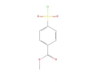 methyl 4-(chlorosulfonyl)benzoate (CAS 69812-51-7) - chemical structure image
