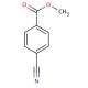Methyl 4-cyanobenzoate (CAS 1129-35-7) - chemical structure image