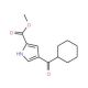Methyl 4-(cyclohexylcarbonyl)-1H-pyrrole-2-carboxylate - chemical structure image