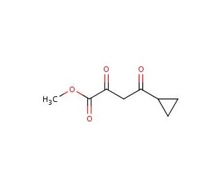 methyl 4-cyclopropyl-2,4-dioxobutanoate (CAS 167408-67-5) - chemical structure image