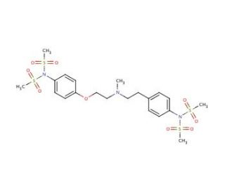 Methyl-[4-(dimethylsulfonylamino)phenylethyl]-[4-(dimethylsulfonylaminophenoxyethyl-d4)amine - chemical structure image