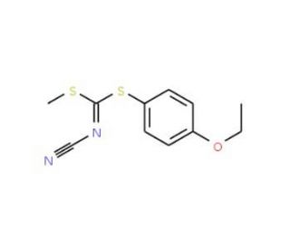 Methyl (4-ethoxyphenyl) cyanocarbonimidodithioate - chemical structure image