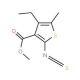 Methyl 4-ethyl-2-isothiocyanato-5-methylthiophene-3-carboxylate - chemical structure image