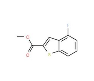 Methyl 4-fluoro-1-benzothiophene-2-carboxylate (CAS 220180-55-2) - chemical structure image