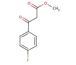 Methyl 4-fluorobenzoylacetate (CAS 63131-29-3) - chemical structure image