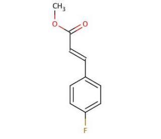 Methyl 4-fluorocinnamate, predominantly trans (CAS 96426-60-7) - chemical structure image