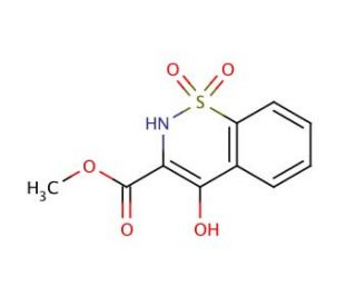 Methyl 4-Hydroxy-2H-1,2-benzothiazine-3-carboxylate 1,1-Dioxide (CAS 35511-14-9) - chemical structure image