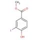Methyl 4-hydroxy-3-iodobenzoate (CAS 15126-06-4) - chemical structure image