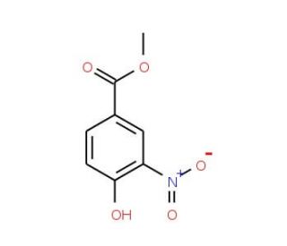 Methyl 4-hydroxy-3-nitrobenzoate (CAS 99-42-3) - chemical structure image